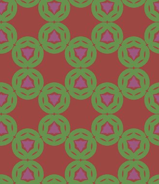 Geometrik süslemeli vektör deseni. Kusursuz tasarım dokusu.