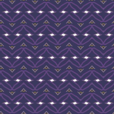 geometrik süsleme biçiminde kusursuz vektör deseni