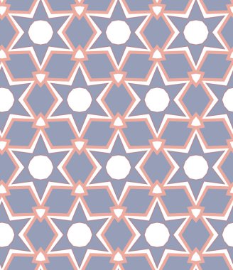 Dikişsiz geometrik süs vektör deseni. Soyut arka plan