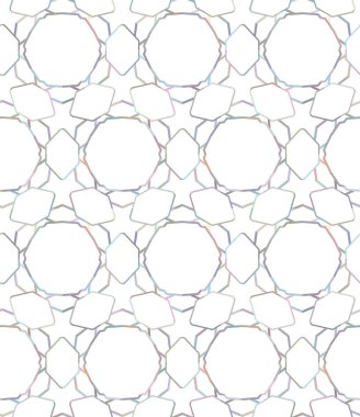 geometrik süsleme biçiminde kusursuz vektör deseni