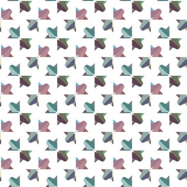 Geometrik süslemeli vektör deseni. Kusursuz tasarım dokusu.