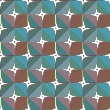 geometrik süsleme biçiminde kusursuz vektör deseni