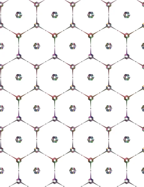 Modello Vettoriale Senza Soluzione Continuità Stile Ornamentale Geometrico — Vettoriale Stock