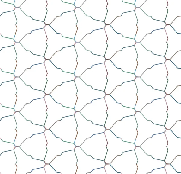 Patrón Vectores Sin Costura Textura Fondo Estilo Ornamental Geométrico — Vector de stock