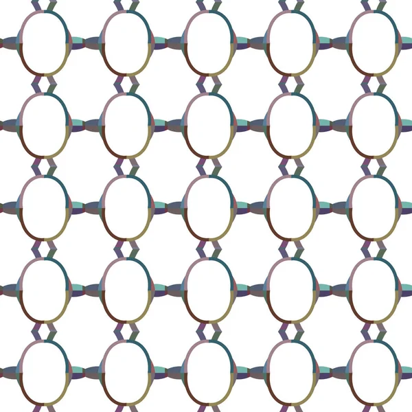 Geometrik Süsleme Biçiminde Kusursuz Vektör Deseni — Stok Vektör
