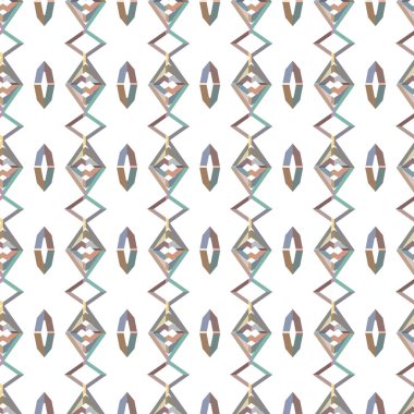 Kusursuz Vektör Deseni. Geometrik Süsleme Biçiminde Arkaplan DokusuName.