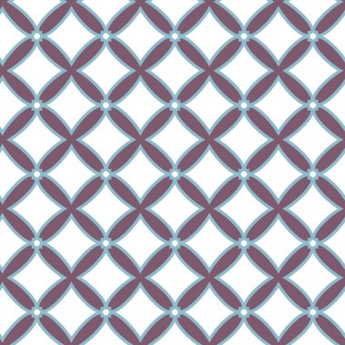 geometrik süsleme biçiminde kusursuz vektör deseni