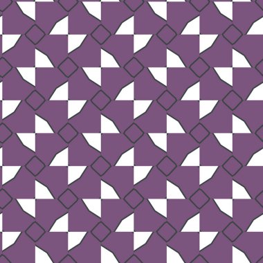 Geometrik süslemeli vektör deseni. Kusursuz tasarım dokusu.