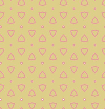 geometrik süsleme biçiminde kusursuz vektör deseni