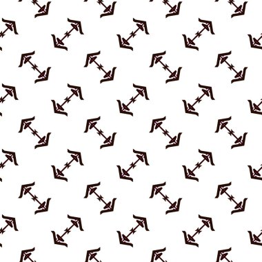 Kusursuz Vektör Deseni. Geometrik Süsleme Biçiminde Arkaplan DokusuName.