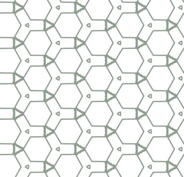 geometrik süsleme biçiminde kusursuz vektör deseni