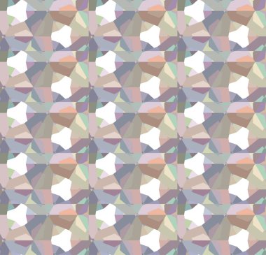 Geometrik süslemeli vektör deseni. Kusursuz tasarım dokusu.