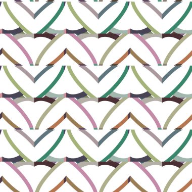 Dikişsiz geometrik süs vektör deseni. Soyut arka plan