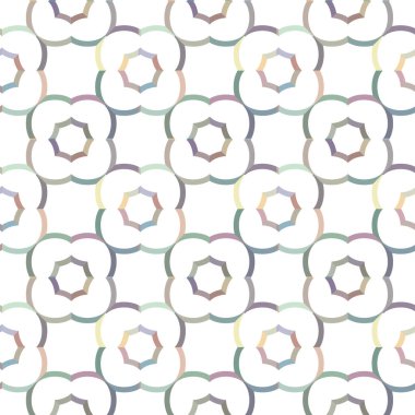 Kusursuz Vektör Deseni. Geometrik Süsleme Biçiminde Arkaplan DokusuName.