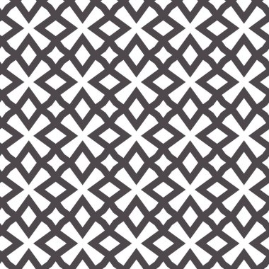 Geometrik süslemeli vektör deseni. Kusursuz tasarım dokusu.