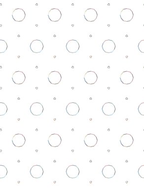 geometrik süsleme biçiminde kusursuz vektör deseni