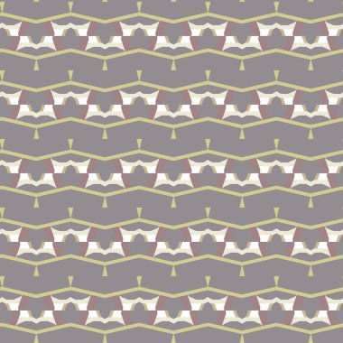 Kusursuz Vektör Deseni. Geometrik Süsleme Biçiminde Arkaplan DokusuName.