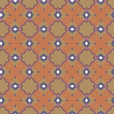 Dikişsiz geometrik süs vektör deseni. Soyut arka plan