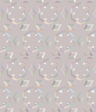 Kusursuz Vektör Deseni. Geometrik Süsleme Biçiminde Arkaplan DokusuName.
