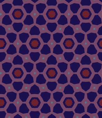 Kusursuz Vektör Deseni. Geometrik Süsleme Biçiminde Arkaplan DokusuName.