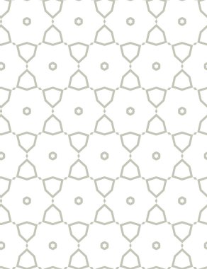Geometrik süslemeli vektör deseni. Kusursuz tasarım dokusu.