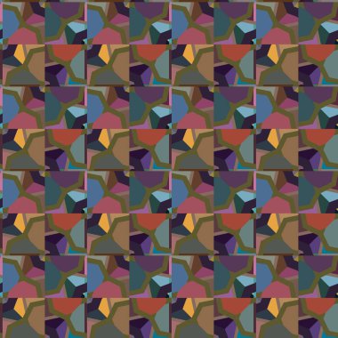 Geometrik süs tarzında soyut arkaplan dokusu. Kusursuz tasarım.