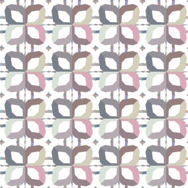 Kusursuz Vektör Deseni. Geometrik Süsleme Biçiminde Arkaplan DokusuName.