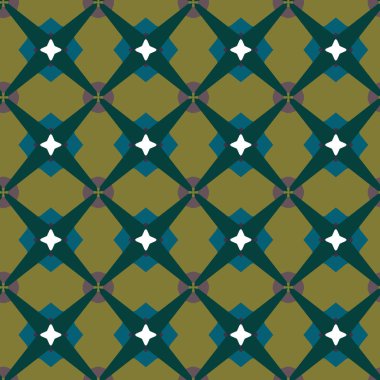 Kusursuz Vektör Deseni. Geometrik Süsleme Biçiminde Arkaplan DokusuName.