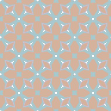 geometrik süsleme biçiminde kusursuz vektör deseni