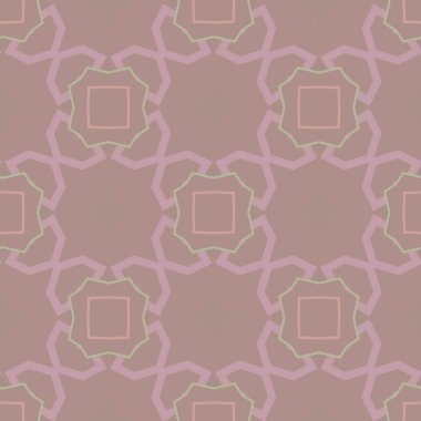 geometrik süsleme biçiminde kusursuz vektör deseni