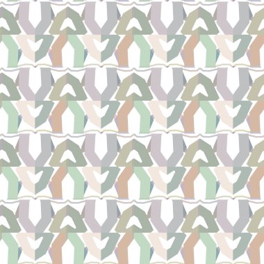 geometrik süsleme biçiminde kusursuz vektör deseni
