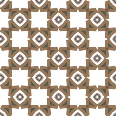 Geometrik süslemeli vektör deseni. Kusursuz tasarım dokusu.