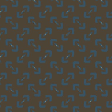 geometrik süsleme biçiminde kusursuz vektör deseni