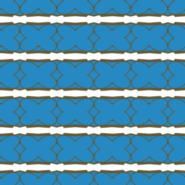 Geometrik süslemeli vektör deseni. Kusursuz tasarım dokusu.