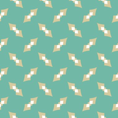 geometrik süsleme biçiminde kusursuz vektör deseni