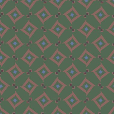 Geometrik süslemeli vektör deseni. Kusursuz tasarım dokusu.