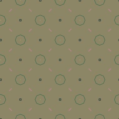 Dikişsiz geometrik süs vektör deseni. Soyut arka plan