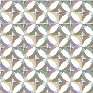 geometrik süsleme biçiminde kusursuz vektör deseni