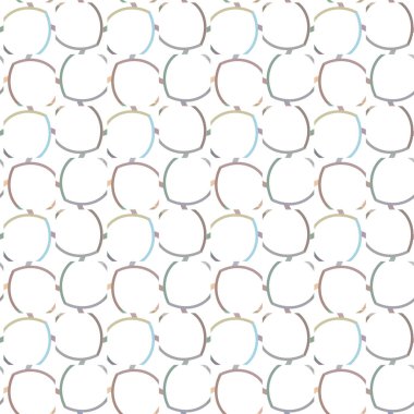 geometrik süsleme biçiminde kusursuz vektör deseni