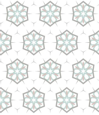 Geometrik süslemeli vektör deseni. Kusursuz tasarım dokusu.