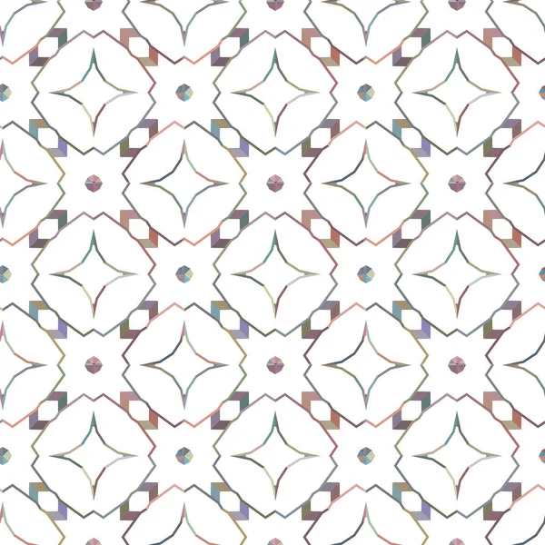Geometrik süslemeli vektör deseni. Kusursuz tasarım dokusu.