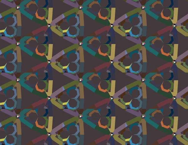 Textura Abstracta Fondo Estilo Ornamental Geométrico Diseño Sin Costuras — Vector de stock