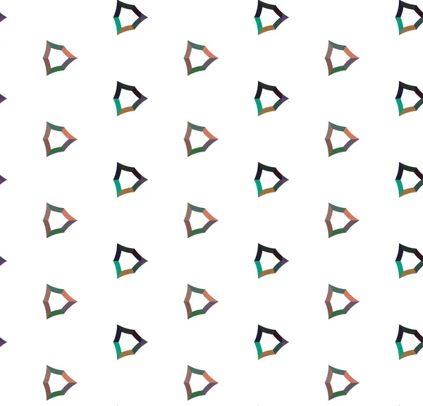 Patrón Vectorial Sin Costuras Estilo Ornamental Geométrico — Archivo Imágenes Vectoriales