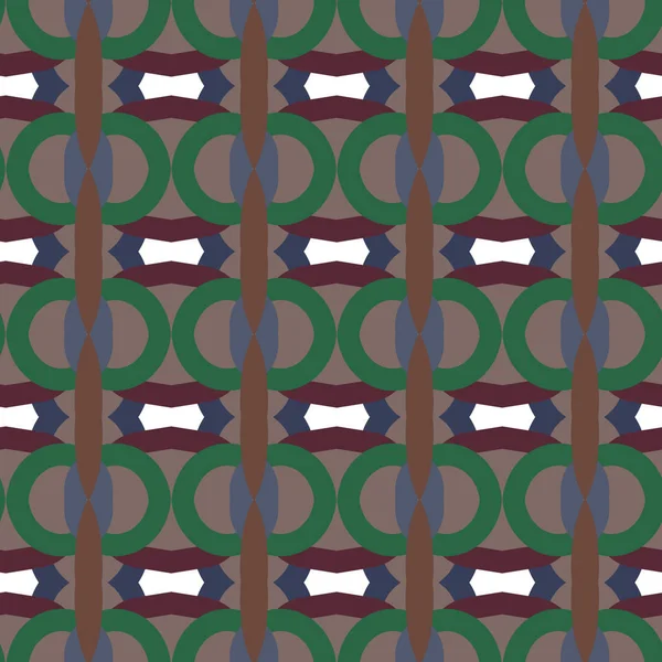 Motif Vectoriel Sans Couture Dans Style Ornemental Géométrique — Image vectorielle