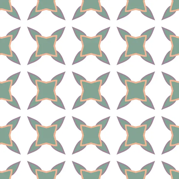 Hladký Vektorový Vzor Geometrickém Ornamentálním Stylu — Stockový vektor