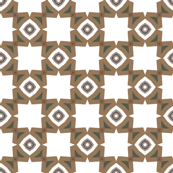 Geometrisches Ornamentales Vektormuster Nahtlose Design Textur — Stockvektor