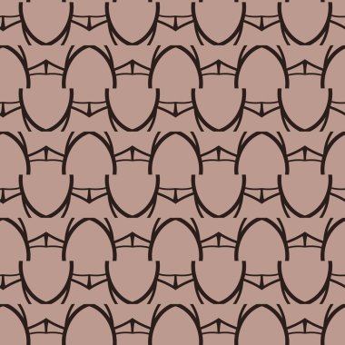 geometrik süsleme biçiminde kusursuz vektör deseni