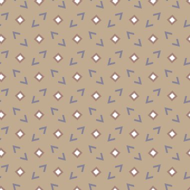 geometrik süsleme biçiminde kusursuz vektör deseni