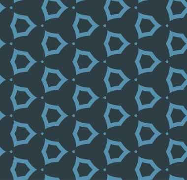 Geometrik süslemeli vektör deseni. Kusursuz tasarım dokusu.