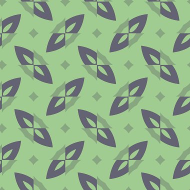 Geometrik süslemeli vektör deseni. Kusursuz tasarım dokusu.